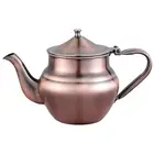Hot Selling Copper Arabic Turkish Coffee Pot Stainless Steel Morocco Tea Pot
