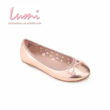 High quality orange nude ballet flat belly shoes for girls