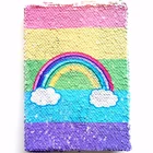 Manufacturer supply sequin notebook A5 Student notebook with print hardcover new style