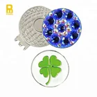 Golf Items Hat Clips And Ball Markers Golf Items Custom Cheap Golf Cap Clip Magnetic Metal Golf Ball Marker Hat Clip