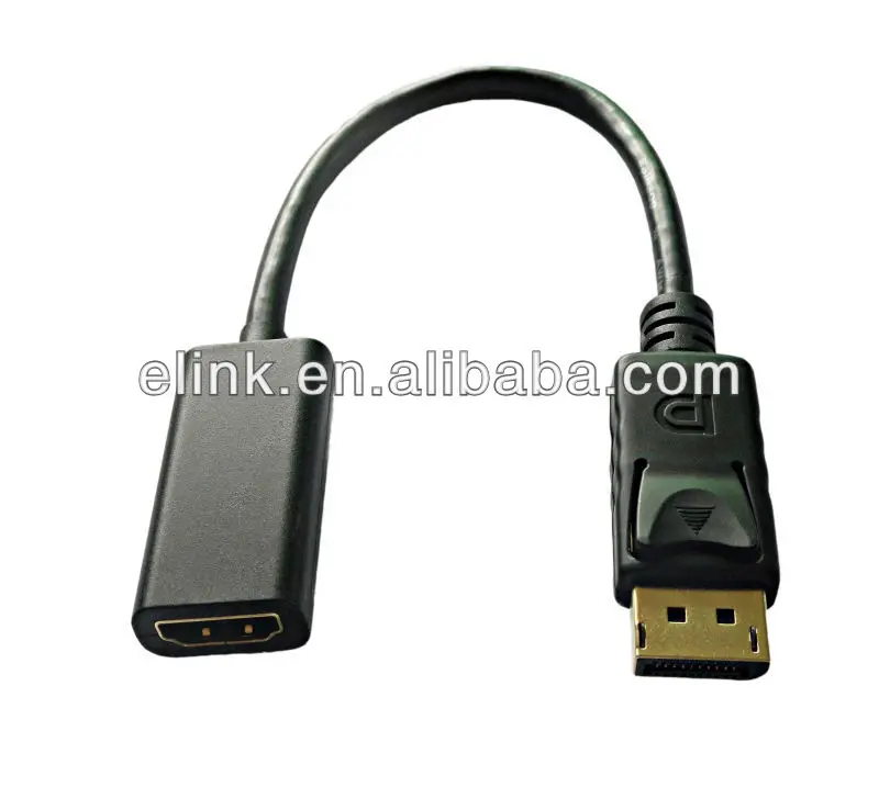 Portable mini DP M to HDMI F Cable adapter for PC tablets