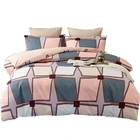 New designs 100% cotton reactive printed bedding set