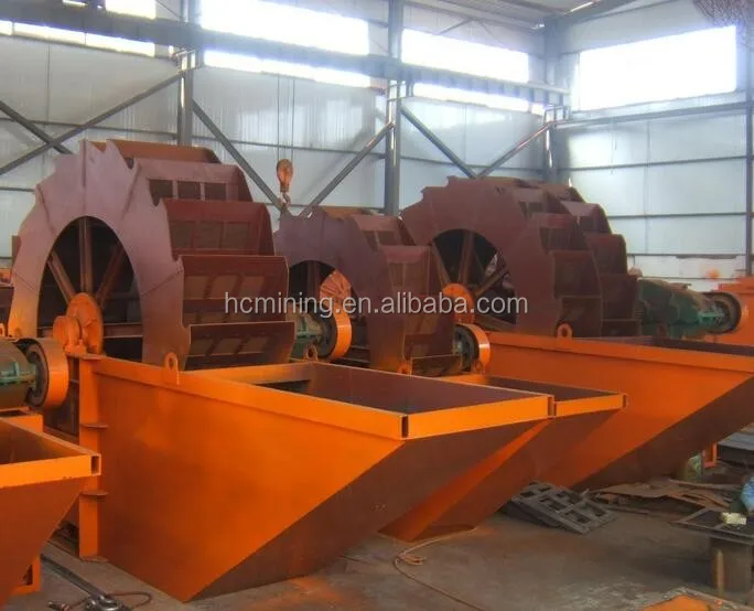 bucket wheel sand classifier road stone washer