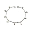 vogue delicate coin anklets silver payal locking fancy anklet