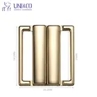Professional best price of real gold front closure plastic bra buckle