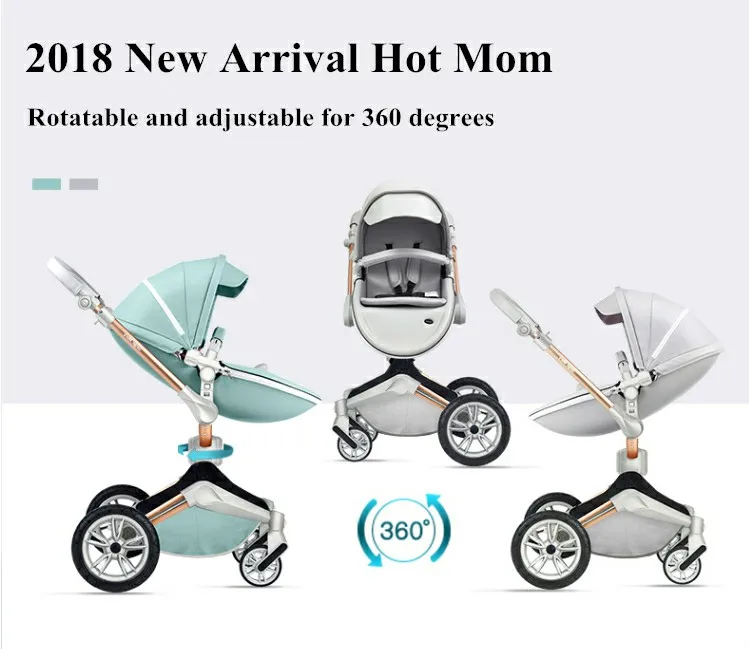 hot mom 2 in 1 stroller