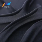 100%polyester islamic muslim abaya 50d wool chiffon fabric with formal black abaya