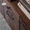 HJY nickle cabinet Knobs design closet pull dresser Handle