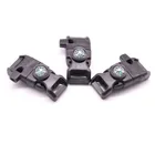 OUTDOOR COMPASS TOOL HIKING CAMPING SURVIVAL MULTIFUNCTION PARACORD WHISTLE COMPASS