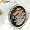 Metal silver plated freedom American 3D metal marine corps graded india old israel challenge coin eagle design