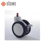 medical equipment ball twin swivel caster wheel