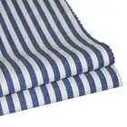 Useless clothes yarn dyed linen look stripe tc shirting fabric