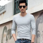 Anti-Shrink long sleeve clothes men t-shirt custom