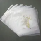 T Shirt Bags Eco Friendly Hot Sale Custom Print Luxury T Shirt Packaging Frosted Zip Lock Plastic Bags