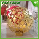 Metal sphere garden decorative sculpture