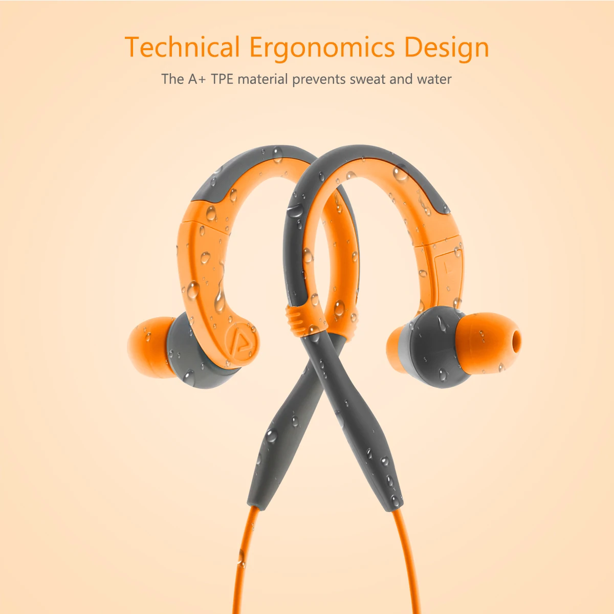 Pisen Ear-hook Sports Earphones Noise Cancelling R100 - ANKUX.COM