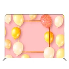 high quality aluminum convention display party straight photo booth backdrop