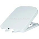 Square shaped slow close duroplast toilet seat cover