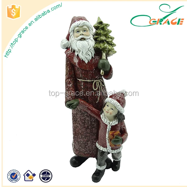 custom resin high quality santa claus christmas items wholesale
