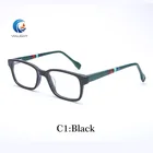 High quality acetate optical frame black