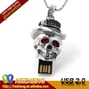 Distinctive Gift 16GB Diamond USB Flash Memory Stick Skull