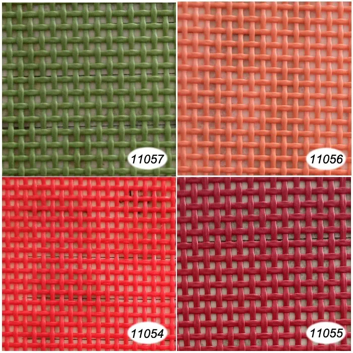 colorful pvc mesh fabric pvc coated polyester mesh for furniture