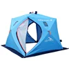 Outdoors Portable Pop up Ice Fishing Cube Tent 3-4 Person Insulated Winter Fishing tent for extreme weather