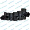 China manufacturer plastic impregnated hdpe black pipe fittings