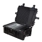 F1-10B Multi Tablet Charging Cabinet Cart Station - Mobile Laptop Computer Storage Cart for School