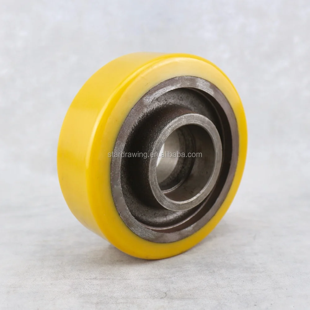 Ss Polyurethane Pu Yale Forklift Caster Balance Wheels For Industrial