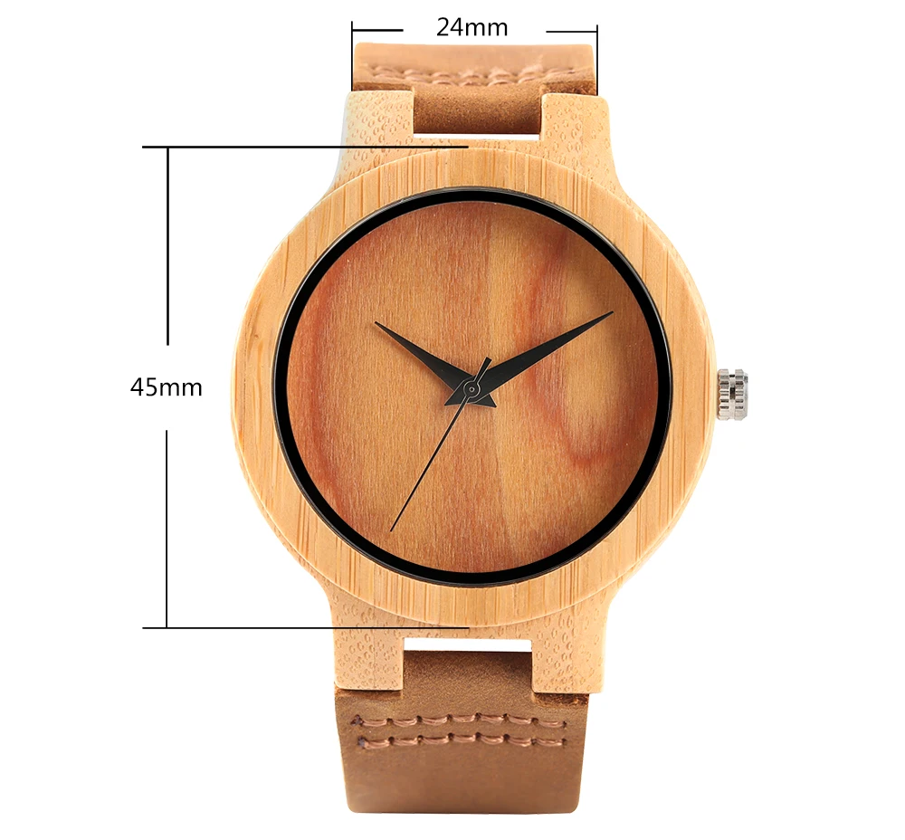 YISUYA Quartz Men's Watches Nature Wood Simple Sport Watch Hot Analog Bamboo Women Trendy Wrist Watch relogio masculino Xmas (25)