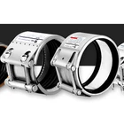 Pipes And Pipe Fittings Beijing Factory HDPE Fitting SUS316L Clamp DN50 SS Quick Grip Coupling