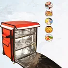 Custom Logo Big Capacity keeping food hot delivery bicycle bag