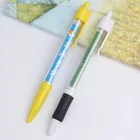 Wholesale cheap school classmate stationery gift pen promotion cute plastic ball pen with custom logo