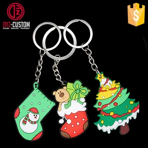 promotional advertising pvc key chain for christmas gifts