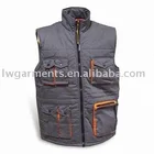 65%POLYESTER 35%COTTON SPRING WORKING WAISTCOAT VEST WITH MULIT POCKET