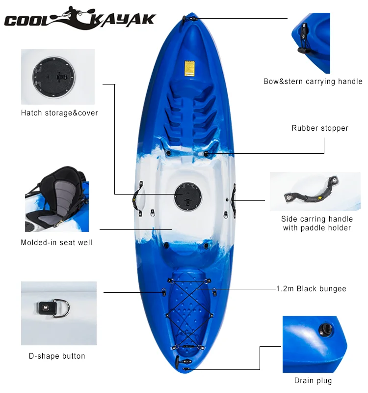 High quality professional cheap kayaks, kayak made in China, sail kayak
