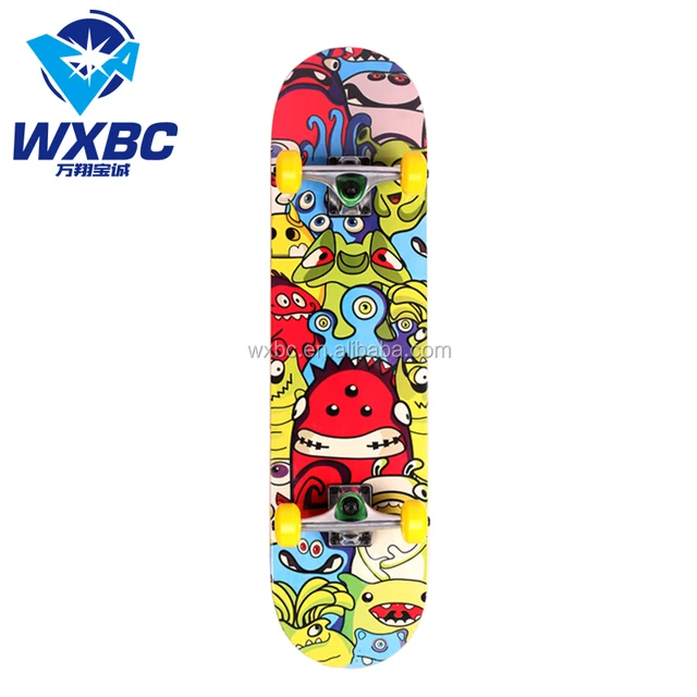 31*8inch high quality maple pu wheels skate long board skateboard