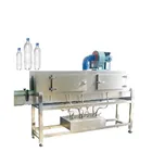 Automatic stainless steel label steam shrink tunnel machine
