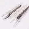 High Quality Black White Professional Disposable Plastic Long Tattoo Needle Tip