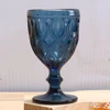 Hand Made Bling Bling Blue Water Goblet