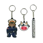 custom 3d logo soft pvc keychain Promotional gifts key chain