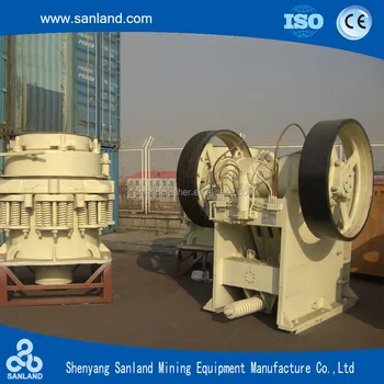 single toggle jaw crusher working