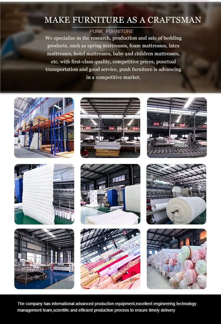 Punk 2019 new whosale hotel bedroom mattress king size memory foam mattress - Jozy Mattress | Jozy.net