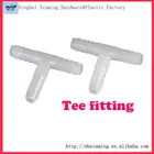 Three Direct Links 90 degrees plug-in plastic pipe fittings Tee joints