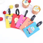 Soft PVC Airline Travel Suitcase Bag Label Name Tag Luggage Tag