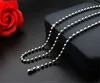 Stainless Steel Chrome Color round metal ball beaded link chain for necklace