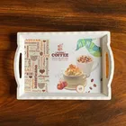 natural bamboo custom printed serving gift tray