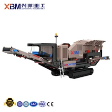 Track mounted jaw crusher / small mobile crusher for sale