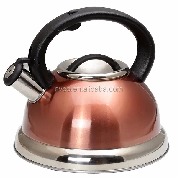 Alexa 3.0 Qt. Stainless Steel Whistling Tea Kettle - Copper